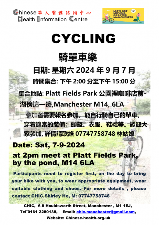 Cycling: Platt Fields Park