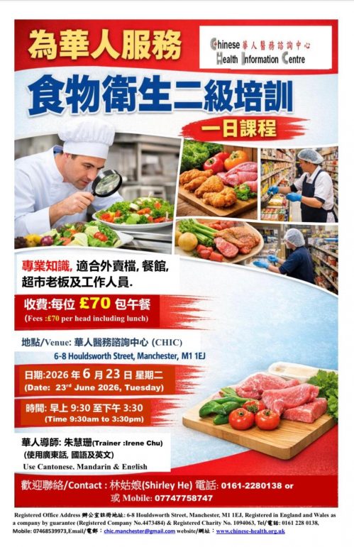 Food Hygiene Course Poster