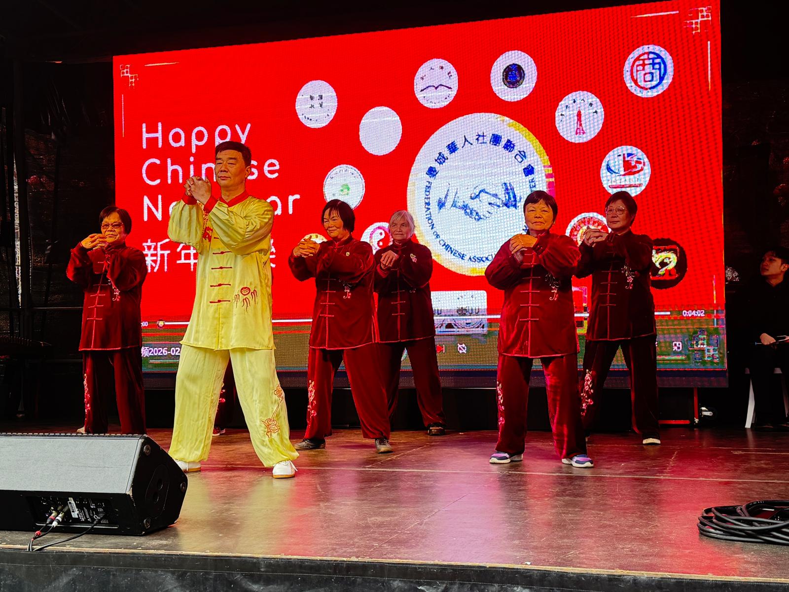 Tai Chi Demonstration at Chinese New Year Celebration